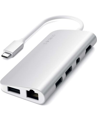 Satechi Alu TypeC Mmedia Adptr Silver