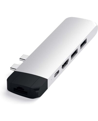 Satechi TypeC Pro Hub  Eth 4K HDMI Slvr