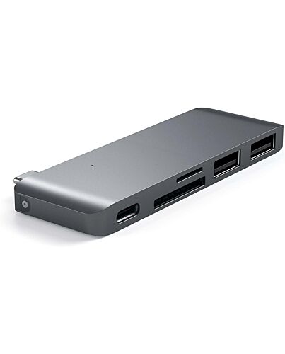 Satechi TypeC USB Passthrough Hub SpGrey