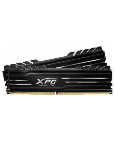 ADATA XPG GAMMIX D10, 32GB (2 x 16GB), DDR4, 3000MHz (PC4-24000), CL16, XMP 2.0, DIMM Memory, Low Profile