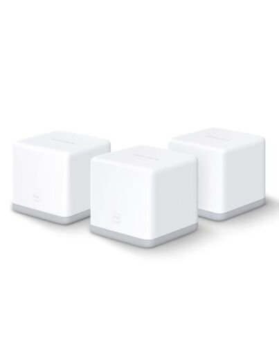 Mercusys HALO S3 Whole-Home Mesh Wi-Fi System, 3 Pack, 300Mbps, 2 x LAN on each Unit