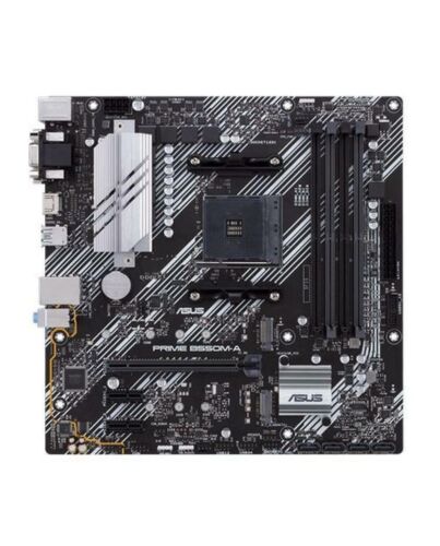 Asus PRIME B550M-A, AMD B550, AM4, Micro ATX, 4 DDR4, VGA, DVI, HDMI, PCIe4, M.2
