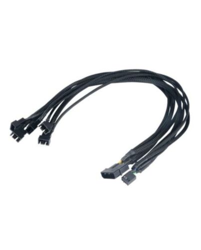 Akasa FLEXA FP5 - Supports 5 PWM Fans from a Single Motherboard Header, 4-pin Molex