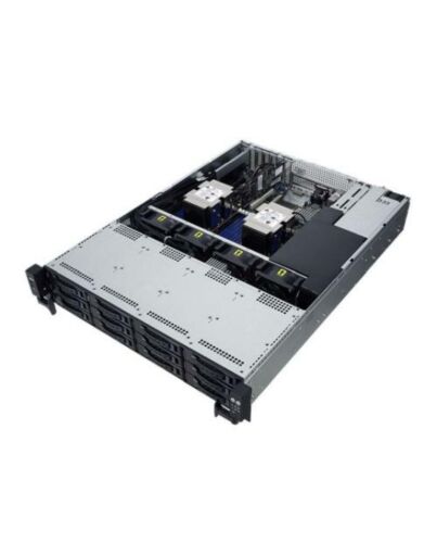 Asus (RS520-E9-RS12-E) 2U Rack-Optimised Barebone Server, Intel C621, Dual Socket 3647, 16x DDR4, 12 Bay Hot-Swap, OCP 2.0 Mezzanine Connector, 1+1 800W Platinum PSU