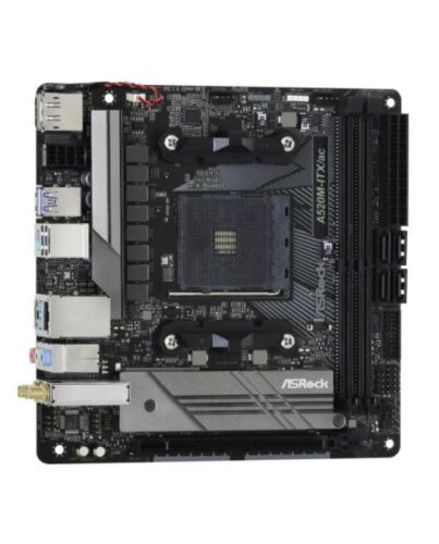 Asrock A520M-ITX/AC, AMD A520, AM4, Mini ITX, 2 DDR4, HDMI, DP, AC Wi-Fi, M.2