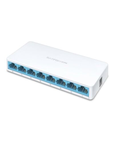 Mercusys (MS108) 8-Port 10/100 Unmanaged Desktop Switch, Plastic Case