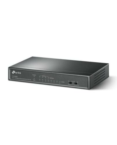 TP-LINK (TL-SF1008LP) 8-Port 10/100Mbps Unmanaged Desktop Switch, 4-Port PoE, Intelligent Power, Steel Case