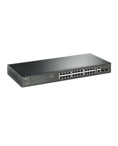 TP-LINK (TL-SG1428PE) 28-Port Gigabit PoE+ Easy Smart Switch, 24-Port PoE+, 2 SFP Ports, Rackmountable