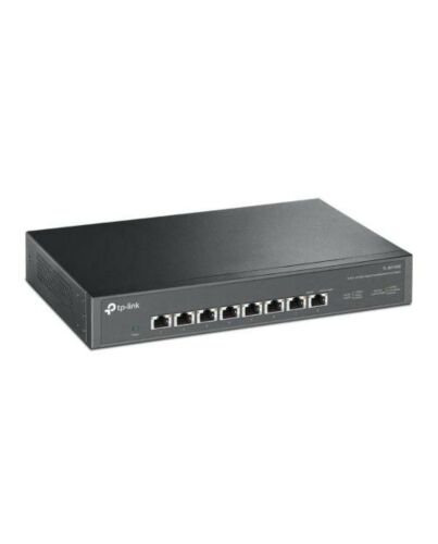 TP-LINK (TL-SX1008) 8-Port Unmanaged 10G Multi-Gigabit Desktop/Rackmount Switch, 8x 100/1G/2.5G/5G/10G, Low-Noise Fan, Steel Case