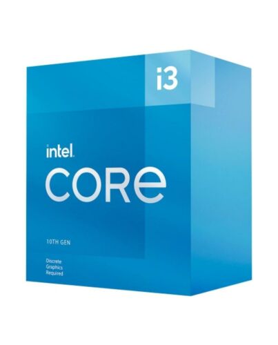 Intel Core I3-10105 CPU, 1200, 3.7 GHz (4.4 Turbo), Quad Core, 65W, 14nm, 6MB Cache, Comet Lake Refresh