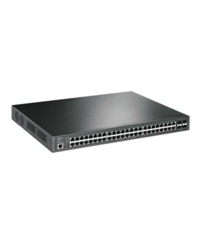 TP-LINK (SG3452P) JetStream 52-Port Gigabit L2+ Managed Switch with 48-Port PoE+, 4 SFP Slots, Rackmountable