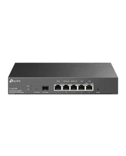 TP-LINK (TL-ER7206) SafeStream Gigabit Multi-WAN VPN Router, Omada SDN, 5x GB LAN, Up to 4x WAN, SFP Port, Abundant Security Features