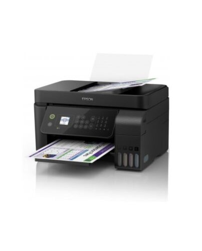 Epson EcoTank ET-4700 4-in-1 Wireless/USB Cartridge-free Inkjet Printer, LCD Screen, Double-Sided Printing