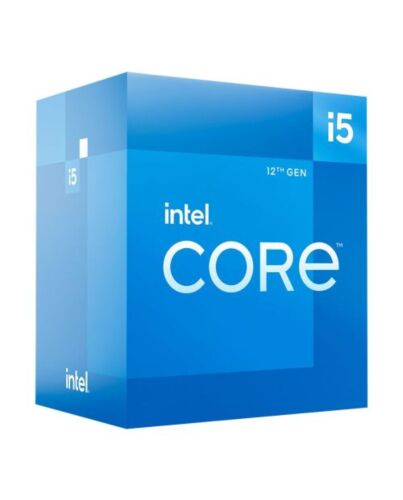 Intel Core i5-12400 CPU, 1700, 2.5 GHz (4.4 Turbo), 6-Core, 65W, 18MB Cache, Alder Lake