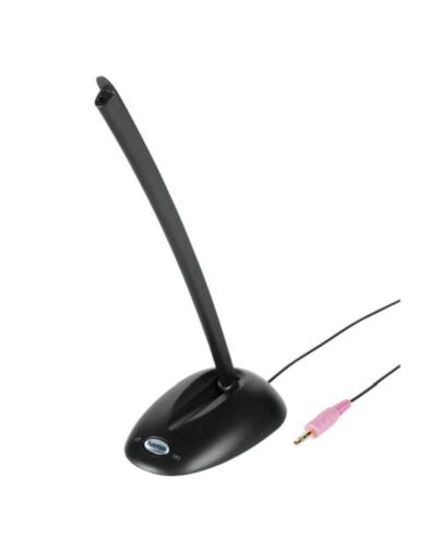 Hama CS-198 Uni-directional Desktop Microphone, 3.5mm Jack, 2.5m Cable