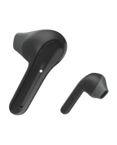 Hama (Freedom Light) Bluetooth Earbuds with Microphone, Touch Control, Voice Control, Charging/Carry Case Included, Black