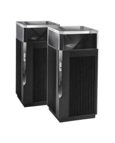 Asus (ZenWiFi Pro XT12) AX11000 Tri-Band Mesh Wi-Fi 6 Routers, 2 Pack, AiMesh Tech, 2.5G WAN, 2.5G LAN, 2x GB LAN, OFDMA, MU-MIMO