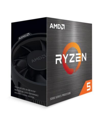 AMD Ryzen 5 5600 CPU with Wraith Stealth Cooler, AM4, 3.5GHz (4.4 Turbo), 6-Core, 65W, 35MB Cache, 7nm, 5th Gen, No Graphics