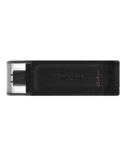 Kingston 64GB DataTraveler 70 USB 3.2 Gen1 Type-C Memory Pen, Cap