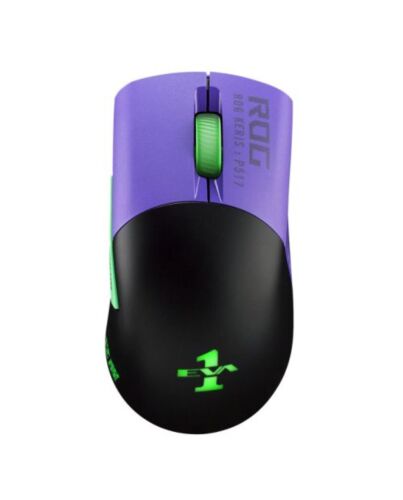 Asus ROG Keris EVA Edition Wired/Wireless/Bluetooth Optical Gaming Mouse, 16000 DPI, Swappable Buttons, RGB Lighting