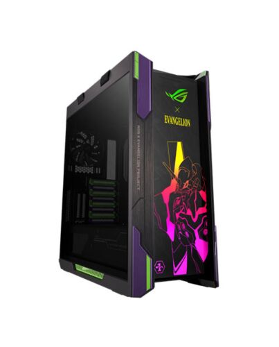 Asus ROG Strix Helios EVA Edition RGB Gaming Case w/ Tempered Glass Windows, E-ATX, GPU Braces, USB-C, Fan/RGB Controls, Carry Handles