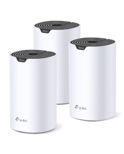 TP-LINK (DECO S7) Whole-Home Mesh Wi-Fi System, 3 Pack, Dual Band AC1900, MU-MIMO, Robust Parental Controls, 3x GB LAN on each Unit