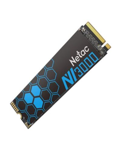Netac 1TB NV3000 M.2 NVMe SSD, M.2 2280, PCIe3, 3D TLC NAND, R/W 3100/2100 MB/s, 200K/190K IOPS