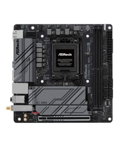 Asrock Z790M-ITX WIFI, Intel Z790, 1700, Mini ITX, 2 DDR5, HDMI, DP, eDP, Wi-Fi 6E, 2.5G & GB LAN, PCIe5, 2x M.2