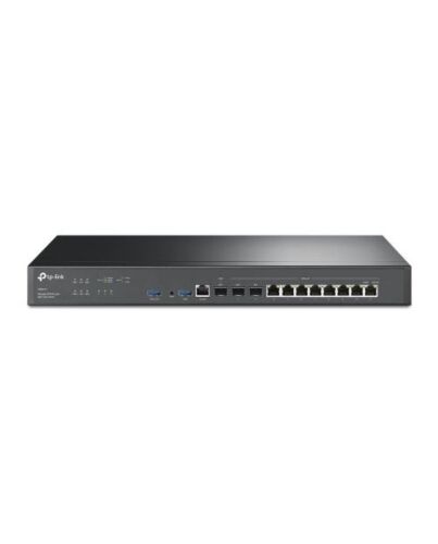 TP-LINK (ER8411) Omada VPN Router with 10G Ports, Omada SDN, 2x 10GE SFP+, Up to 10 WAN, Abundant Security Features