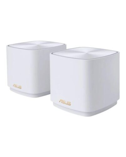 Asus AX5400 (ZenWiFi XD5) AX3000 Dual Band Mesh Wi-Fi 6 System, 2 Pack, GB LAN, GB WAN, 160MHz Bandwidth, AiMesh, AiProtection, White