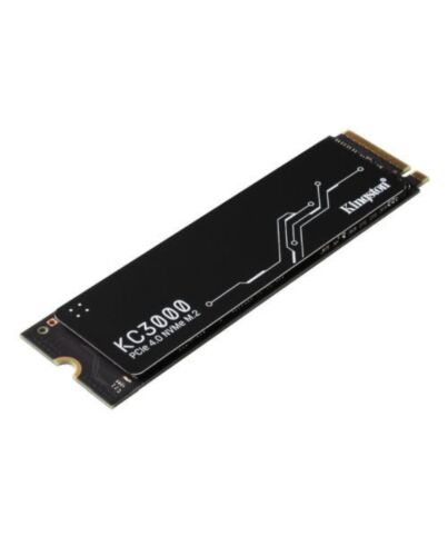 Kingston 2TB KC3000 M.2 NVMe SSD, M.2 2280, PCIe4, 3D TLC NAND, R/W 7000/7000 MB/s, 1M/1M IOPS, Aluminium Heatspreader