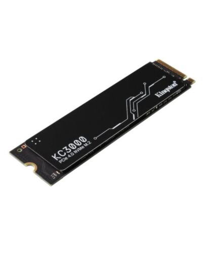 Kingston 512GB KC3000 M.2 NVMe SSD, M.2 2280, PCIe4, 3D TLC NAND, R/W 7000/3900 MB/s, 450K/900K IOPS, Aluminium Heatspreader