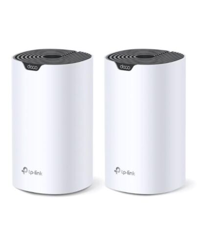 TP-LINK (DECO S7) Whole-Home Mesh Wi-Fi System, 2 Pack, Dual Band AC1900, MU-MIMO, Robust Parental Controls, 3x GB LAN on each Unit