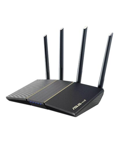 Asus (RT-AX57) AX3000 Dual Band Wi-Fi 6 Extendable Router, Free Network Security, Built-in VPN, Gaming & Streaming, AiMesh