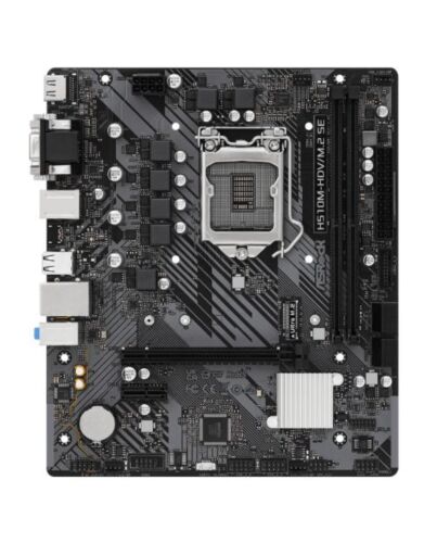 Asrock H510M-HDV/M.2 SE, Intel H510, 1200, Micro ATX, 2 DDR4, VGA, DVI, HDMI, M.2