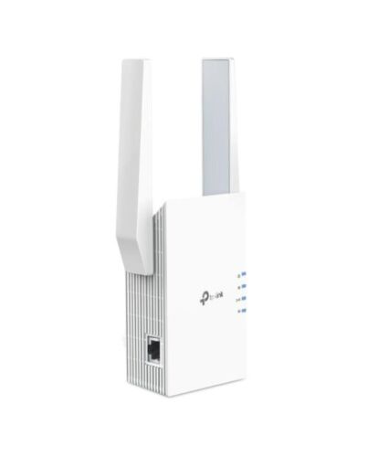 TP-LINK (RE705X) AX3000 Dual Band Mesh Wall-Plug Wi-Fi 6 Range Extender, External Antennas, EasyMesh Compatible, AP Mode, App Control