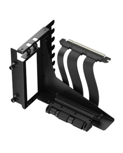 Fractal Design Flex 2 Vertical GPU Bracket with 195mm PCIe 4.0 Riser Cable, Black