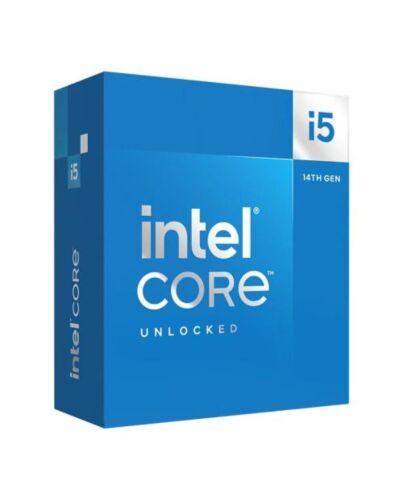 Intel Core i5-14600K, CPU, 1700, 3.5 GHz (5.3 Turbo), 14-Core, 125W (181W Turbo), 10nm, 24MB Cache, Unlocked, Raptor Lake Refresh, NO HEATSINK/FAN