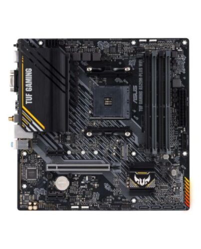 Asus TUF GAMING A520M-PLUS WIFI, AMD A520, AM4, Micro ATX, 4 DDR4, VGA, HDMI, DP, AC Wi-Fi, 1x M.2