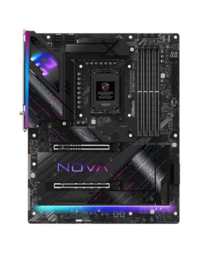 Asrock Z790 NOVA WIFI, Intel Z790, 1700, ATX, 4 DDR5, HDMI, DP, Wi-Fi 7, 2.5G LAN, PCIe5, RGB, 6x M.2