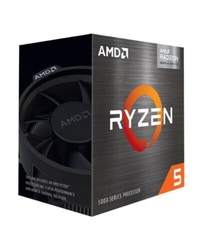 AMD Ryzen 5 5600GT CPU with Wraith Stealth Cooler, AM4, 3.6GHz (4.6 Turbo), 6-Core, 65W, 19MB Cache, 7nm, 5th Gen, Radeon Graphics