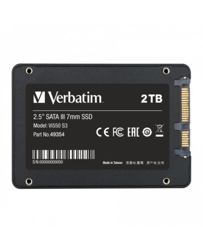 Verbatim Vi550 S3 SSD 2.5 SATA III 2TB