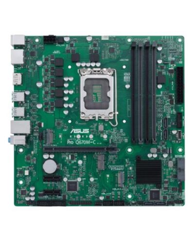 Asus PRO Q670M-C-CSM - Corporate Stable Model, Intel Q670, 1700, Micro ATX, 4 DDR5, HDMI, 2 DP, GB LAN, PCIe4, 2x M.2
