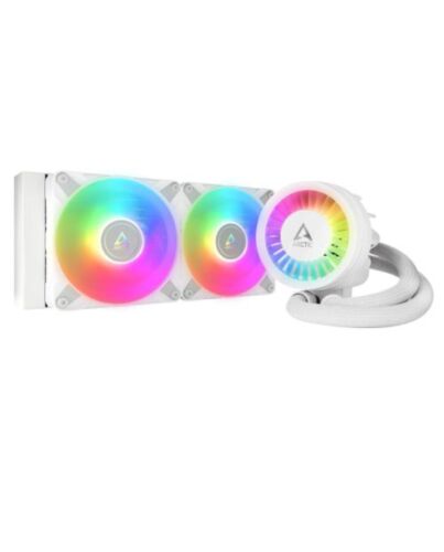 Arctic Liquid Freezer III A-RGB 240mm Liquid CPU Cooler, P12 PWM PST ARGB Fans & ARGB PWM Controlled Pump, White