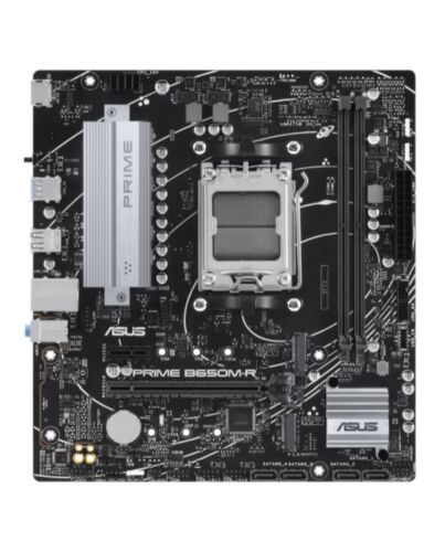 Asus PRIME B650M-R, AMD B650, AM5, Micro ATX, 2 DDR5, HDMI, 2.5G LAN, PCIe4, 2x M.2
