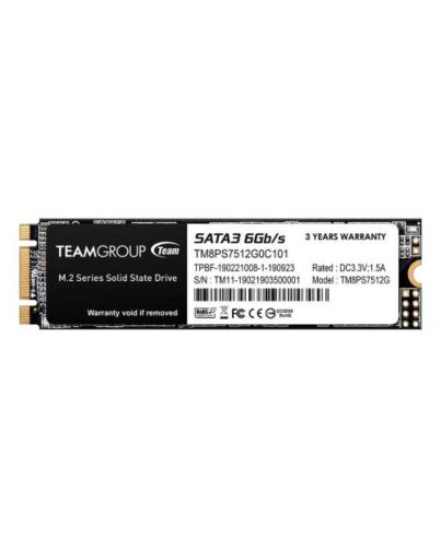 Team 512GB MS30 M.2 SATA SSD, M.2 2280, SATA3, R/W 530/430 MB/s