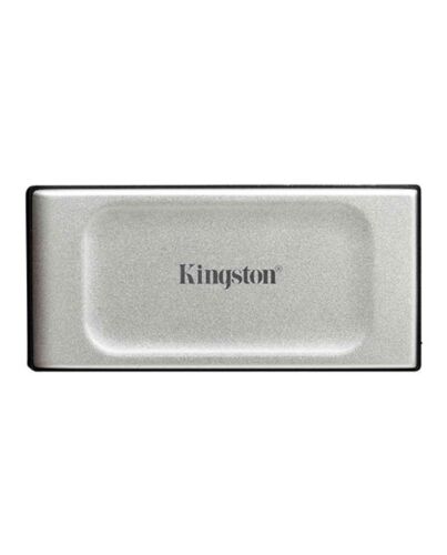 Kingston XS2000 2TB Pocket Size External SSD, USB 3.2 Gen2x2 Type-C, IP55 Water & Dust Resistant, Ruggedised Sleeve for Drop Protection