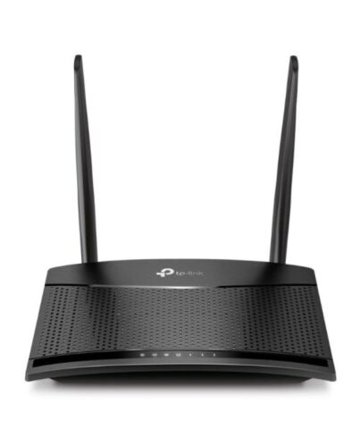 TP-LINK (TL-MR100) 300Mbps Wireless N 4G LTE Router, 1 LAN, 1 LAN/WAN, Detachable Antennas