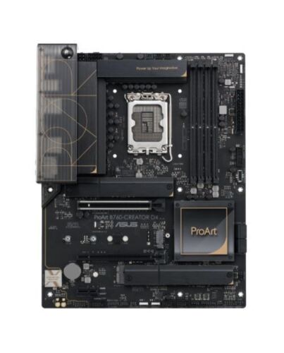 Asus PROART B760-CREATOR D4, Intel B760, 1700, ATX, 4 DDR4, HDMI, DP, 2.5G LAN, PCIe5, 3x M.2, Creator Hub