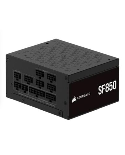 Corsair 850W SF Series SF850 SFX PSU, Fully Modular, 80+ Platinum, Fluid Dynamic Fan, ATX 3.1, PCIe 5.1, SFX-to-ATX Bracket